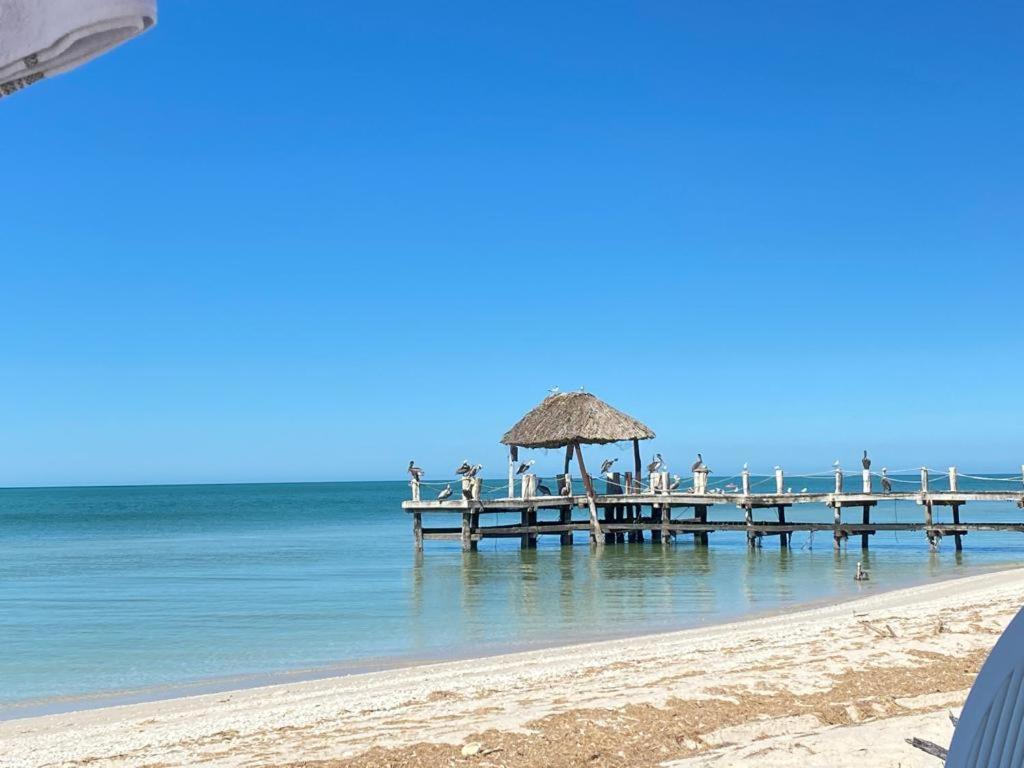 Two Bedroom Beachfront Villa Celestun Exterior photo